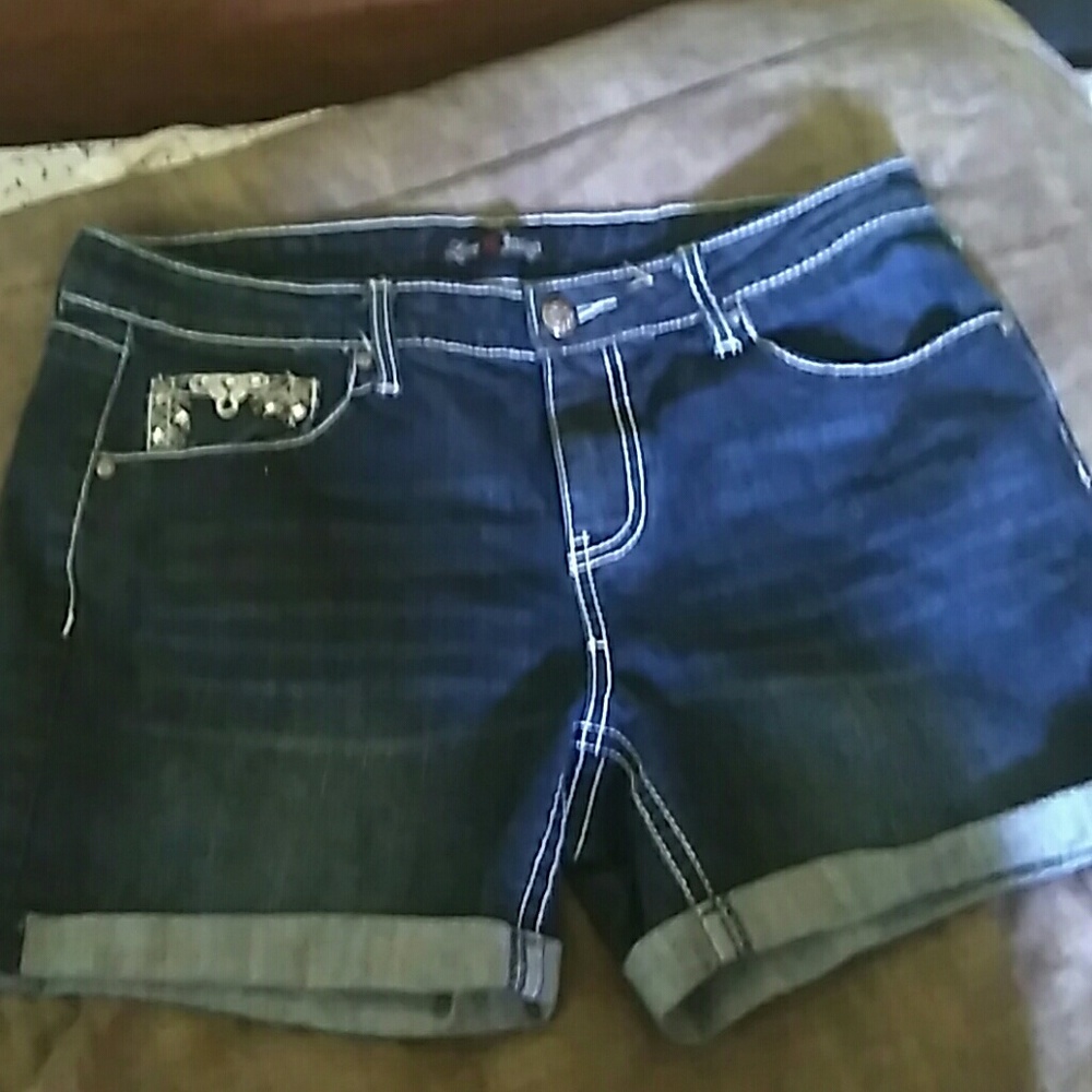Love Indigo shorts